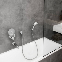 Cot racord dus Hansgrohe, FixFit S, crom